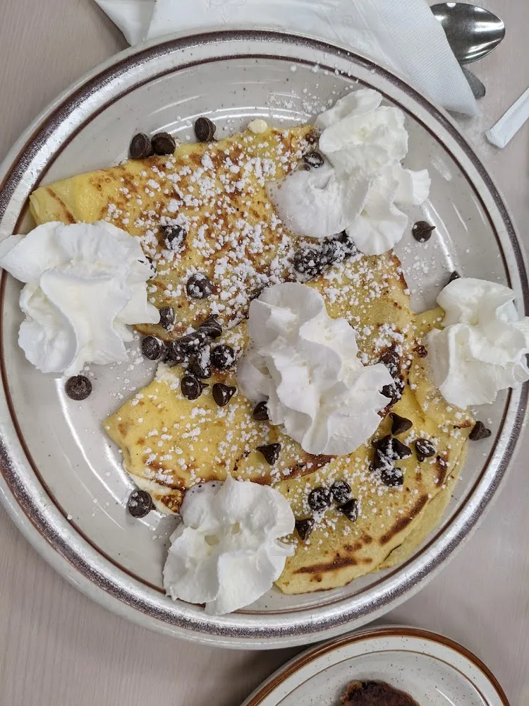 Crepes with Chocolate Chips